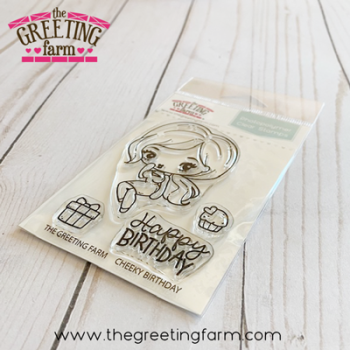 Cheeky Birthday clear stamp set - The Greeting Farm
