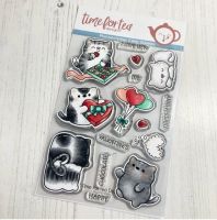 Time For Tea - Smitten Kitten Clear Stamp Set