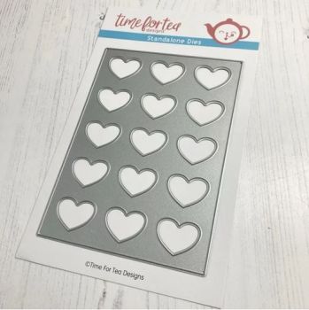 Time For Tea - Lots Of Love Vertical Cover Plate Die