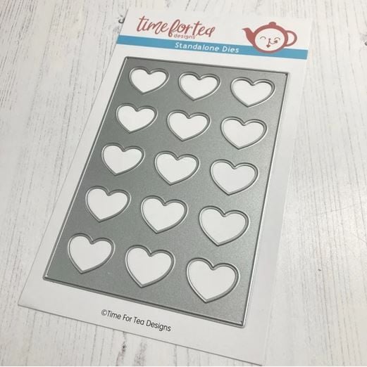 ***NEW*** Time For Tea - Lots Of Love Vertical Cover Plate Die