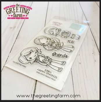 Miss Anya Fanny Pack clear stamp set - The Greeting Farm