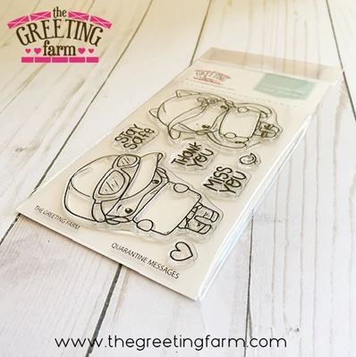 The Greeting Farm - Quarantine Messages clear stamp set