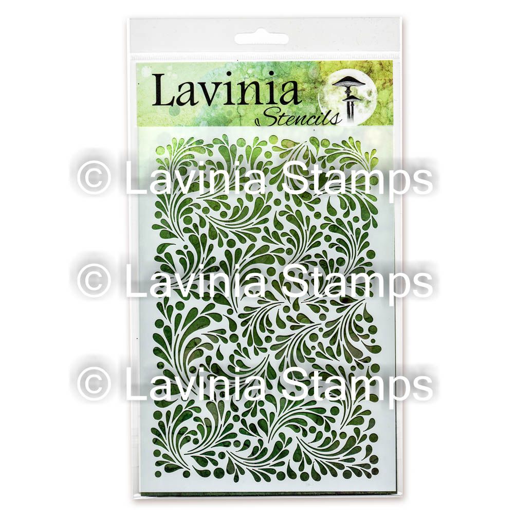 Lavinia Stamps - Feather Leaf Stencil