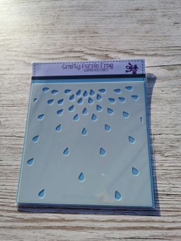 Splash stencil - Crafty Purple Frog