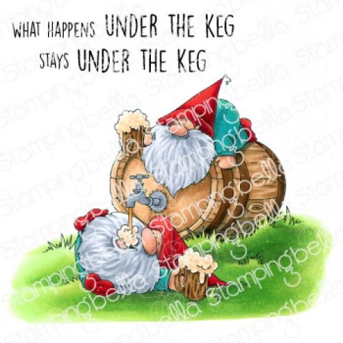 Stamping Bella - Gnomes - TWO GNOMES AND A KEG