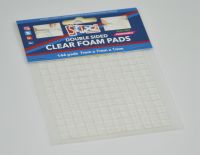 Clear Foam Pads - 7mm x 7mm x 1mm