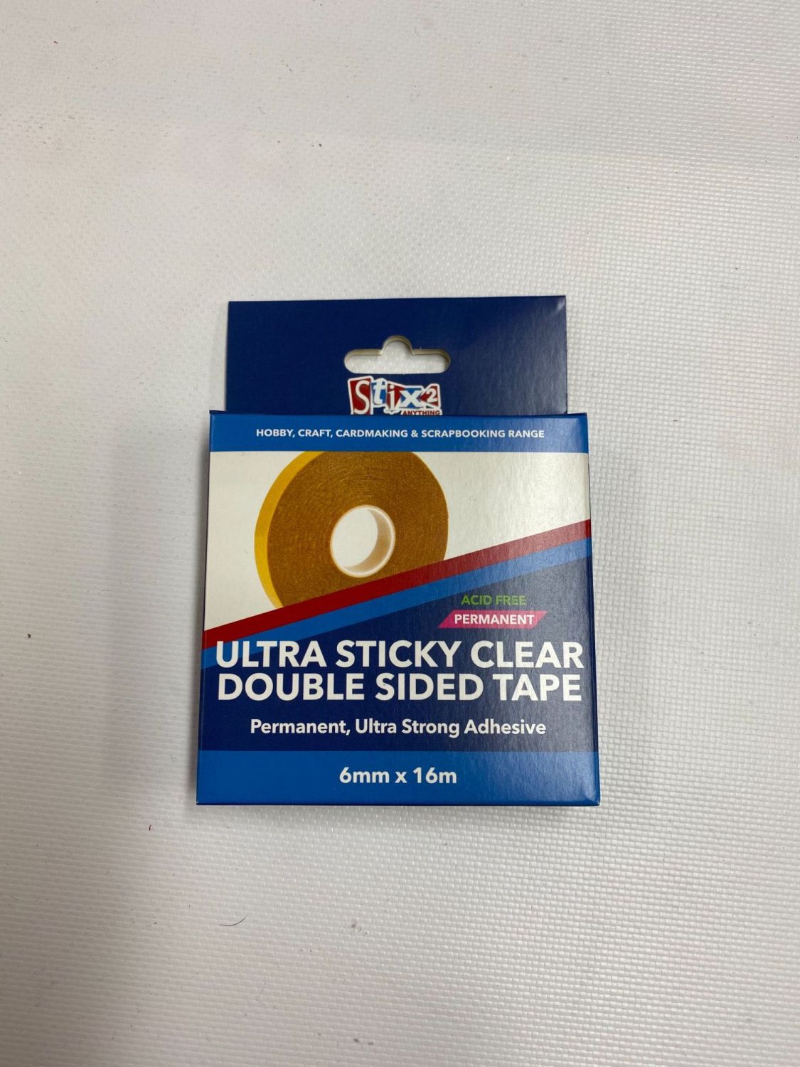 Ultra sticky double sided outlet tape