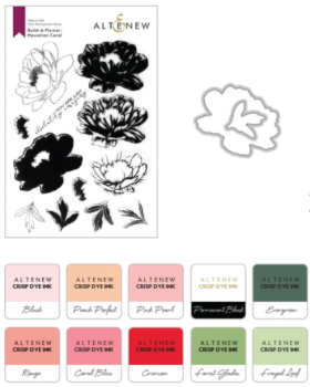 Build-A-Flower: Hawaiian Coral Layering Stamp & Die Set & Ink Bundle - Altenew