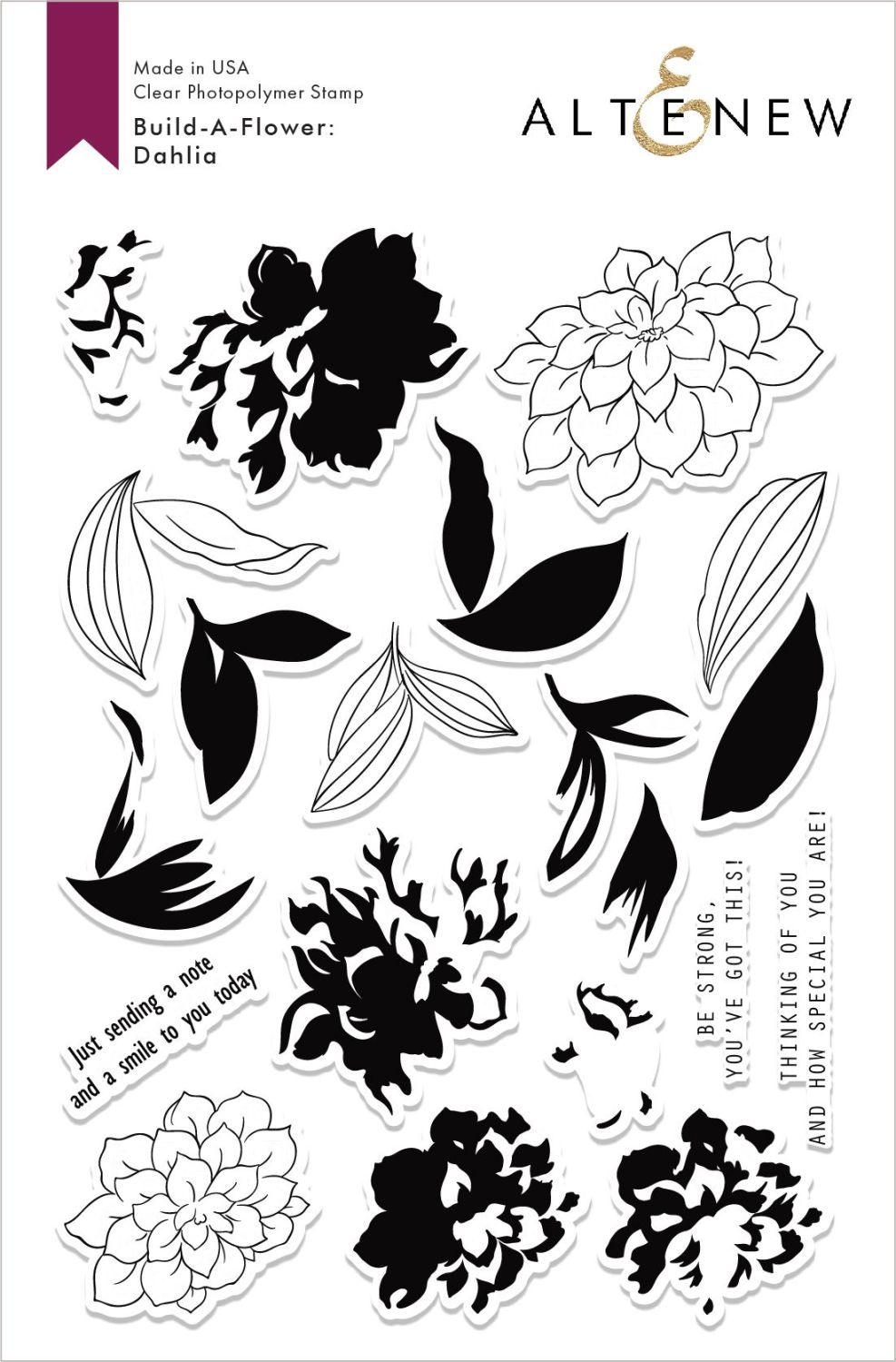 Build-A-Flower: Dahlia Layering Stamp & Die Set