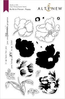 Build-A-Flower: Poppy Layering Stamp & Die Set - Altenew