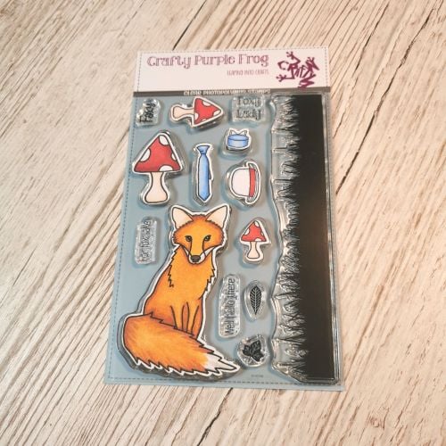 ****NEW**** Foxy Stamp Set - Crafty Purple Frog