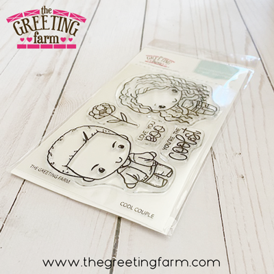 Cool couple clear stamp set - The Greeting Farm