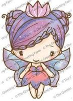 Fairy Queen rubber Anya stamp - The Greeting Farm