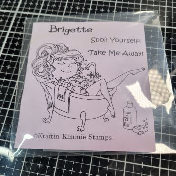 ** 2nd hand ** Brigette - Early Kraftin' Kimmie stamp