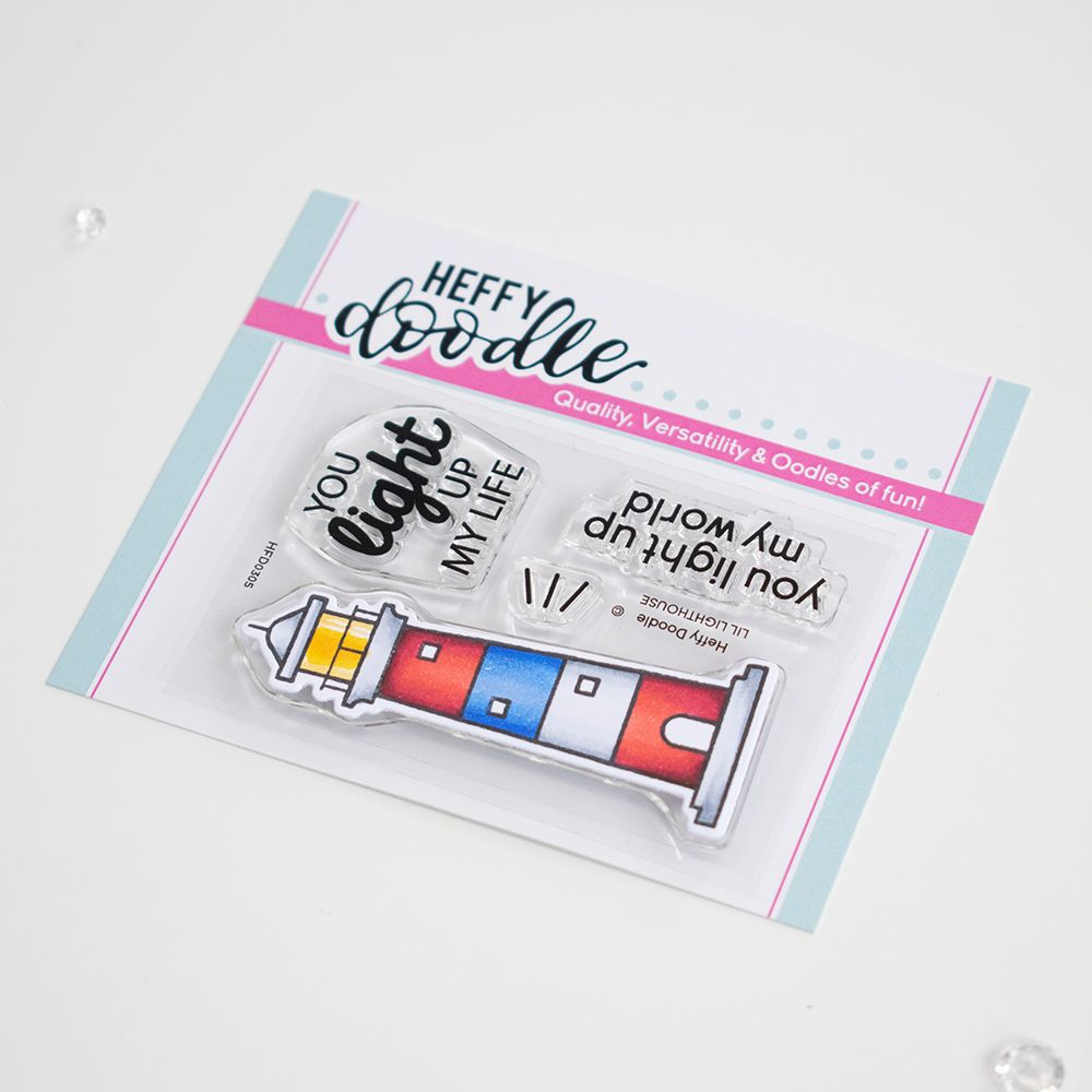 ***NEW*** Heffy Doodle - Lil Lighthouse clear stamps