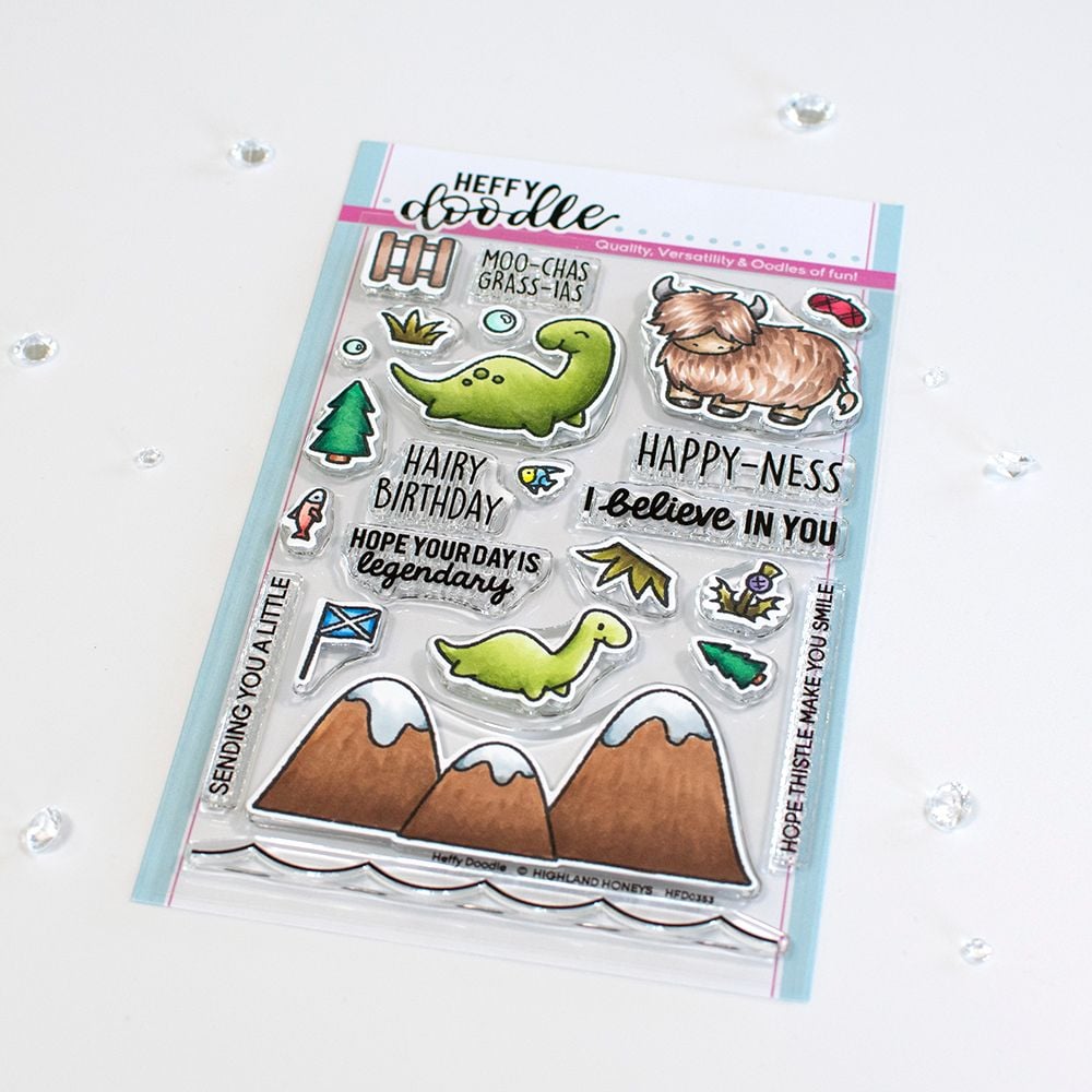 ***NEW*** Heffy Doodle - Highland Honeys clear stamps