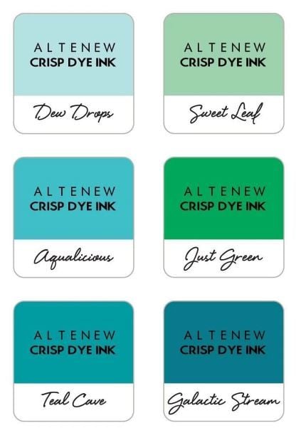 Misty Morning 6 Crisp Dye Ink Mini Cube Set - Altenew