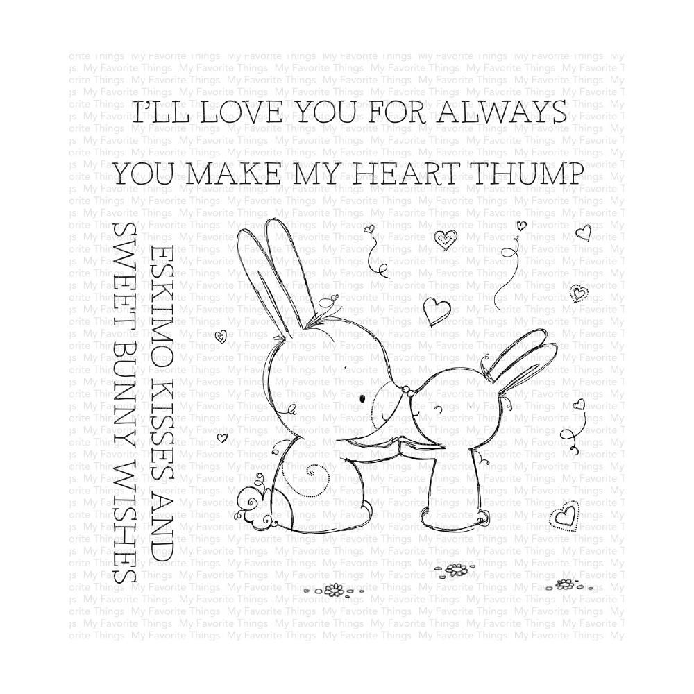 My Favorite Things - Bunny Wishes Clear Stamps