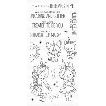 My Favorite Things - Unicorns and Glitter Clear Stamps