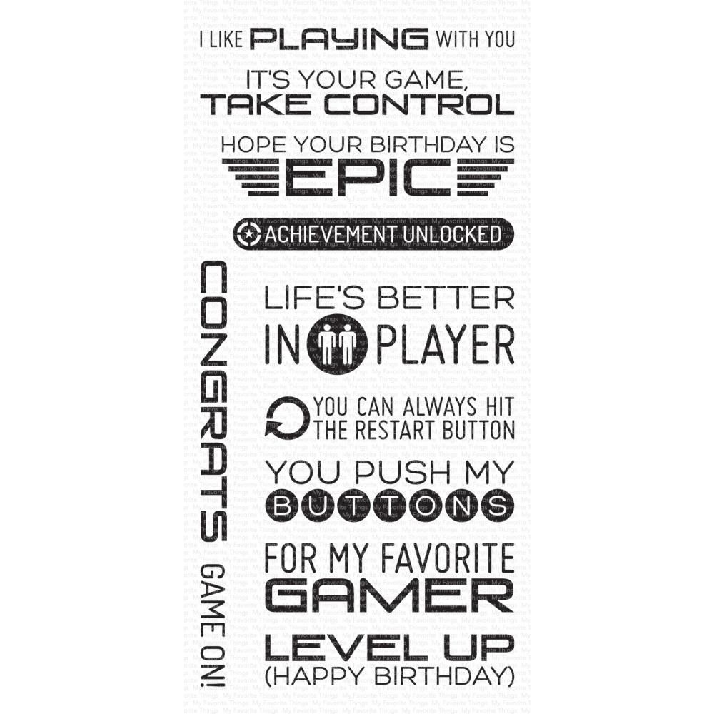 ***PRE-ORDER*** My Favorite Things - Level Up Clear Stamps