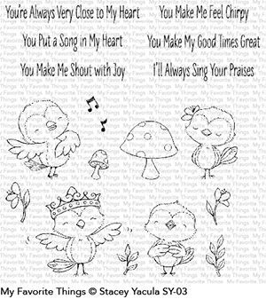 My Favorite Things - Tweet Friends Clear Stamps