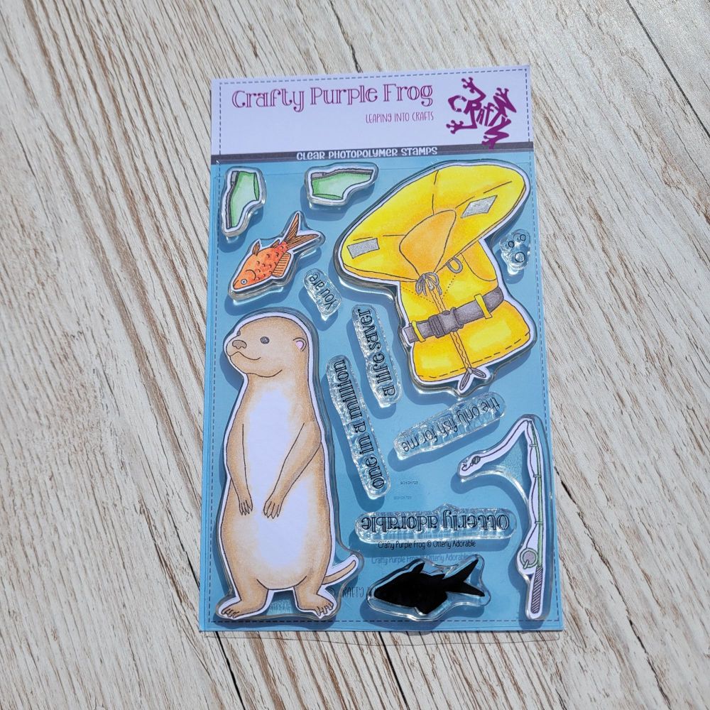 ****NEW**** Otterly Adorable Stamp Set - Crafty Purple Frog
