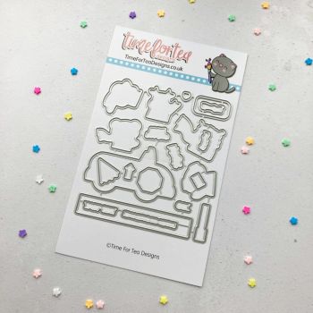 ****NEW**** Time For Tea - Car Critters die set