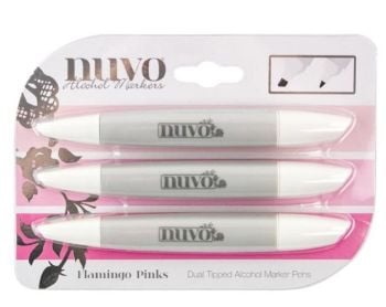 Nuvo - Marker Pen Collection - Flamingo Pinks