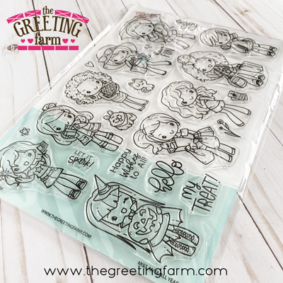 Miss Anya All Year Kit clear stamp set - The Greeting Farm