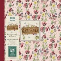 First Editions Gardenia Flowers 12x12 scrapbook Album 