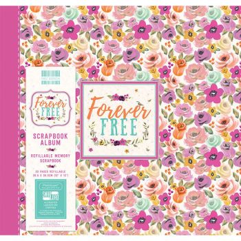 First Editions Forever Free Blooms 12x12 scrapbook Album 
