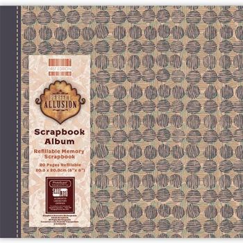 First Editions Perfect Allusion circles 8x8 scrapbook Album 