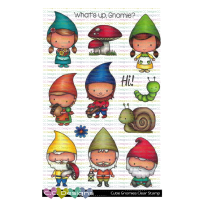 C.C. Designs - Cutie Gnomie Clear Stamps