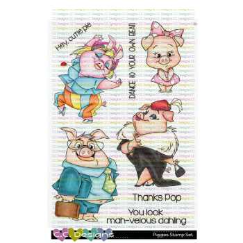 C.C. Designs - Piggies Clear Stamps