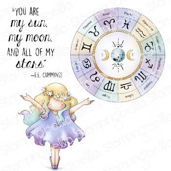 Stamping Bella - TINY TOWNIE ASTROLOGY CHART