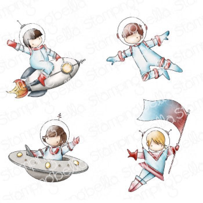 ****PRE-ORDER**** Stamping Bella - TINY TOWNIE ASTRONAUTS