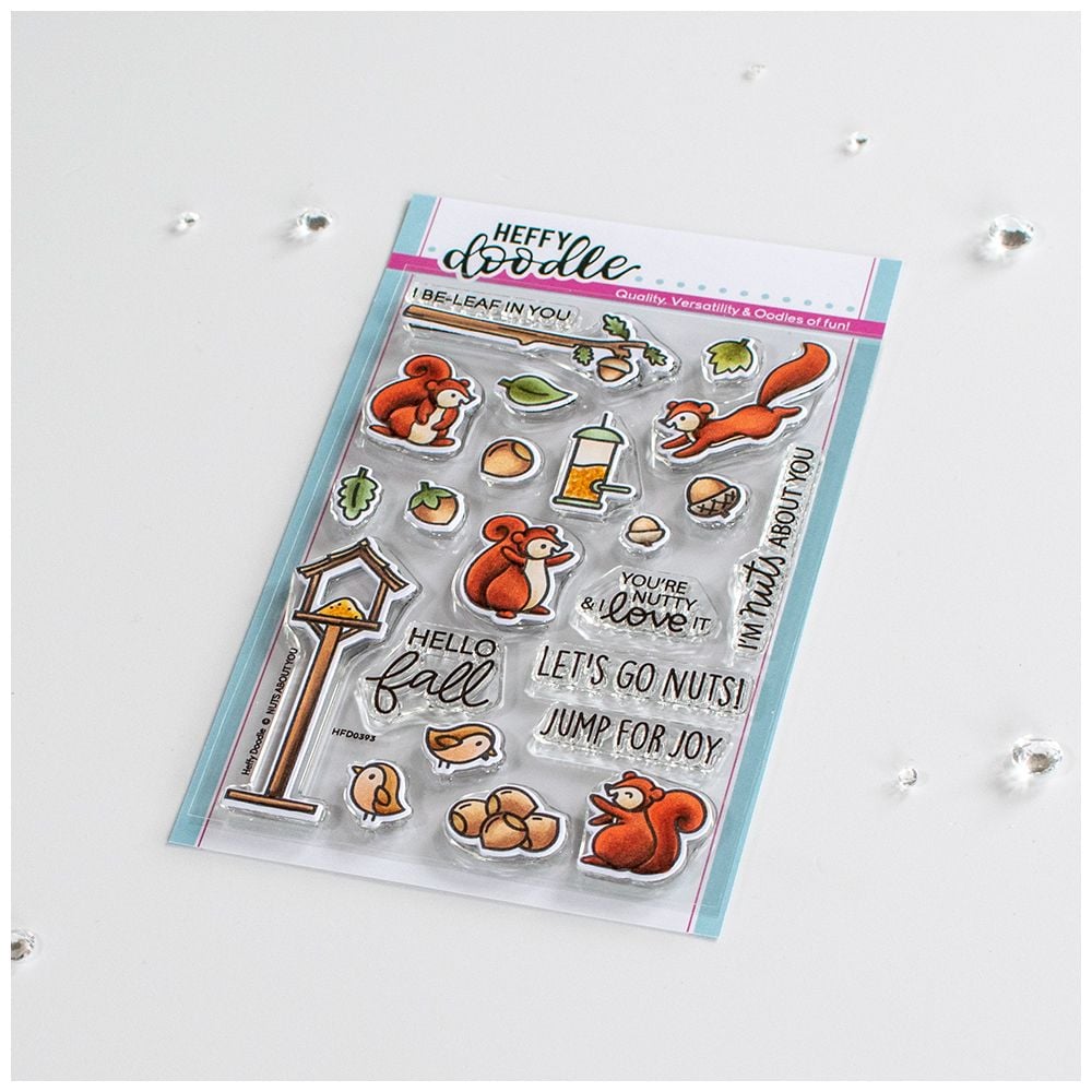 ***NEW*** Heffy Doodle - Nuts About You clear stamps