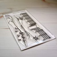 Sweet November - Horizon Lines: Spookville Clear stamp set