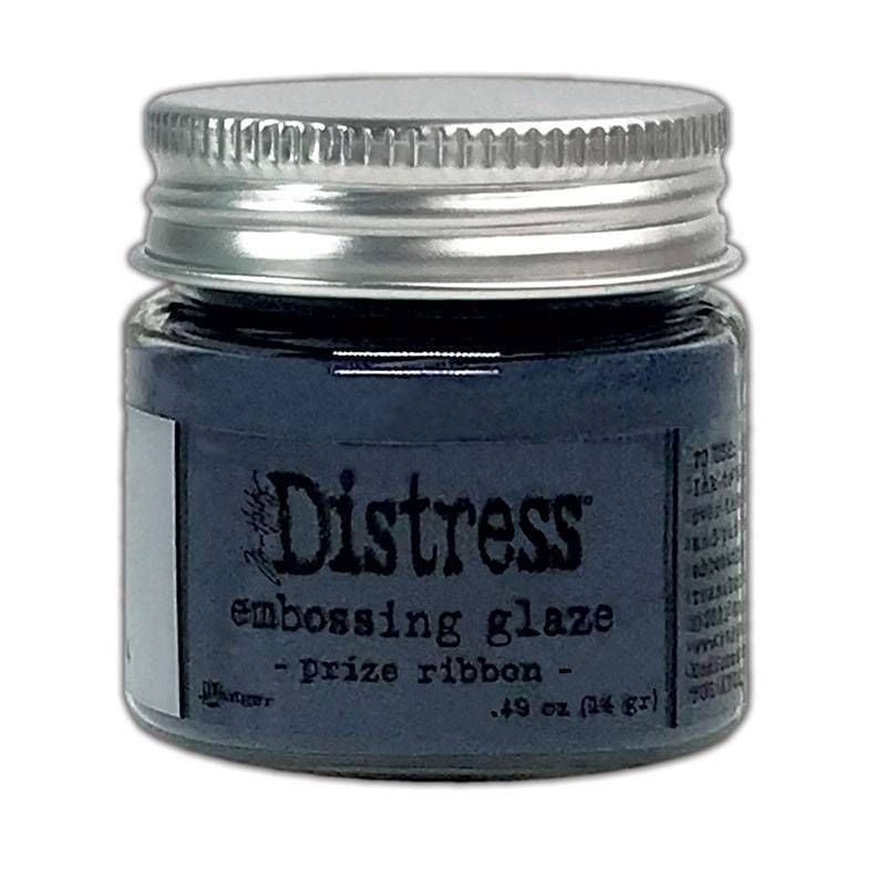 Distress Embossing Glaze Prize Ribbon