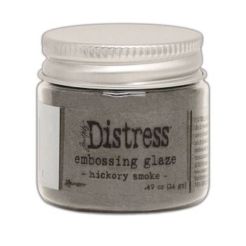 Distress Embossing Glaze Hickory Smoke