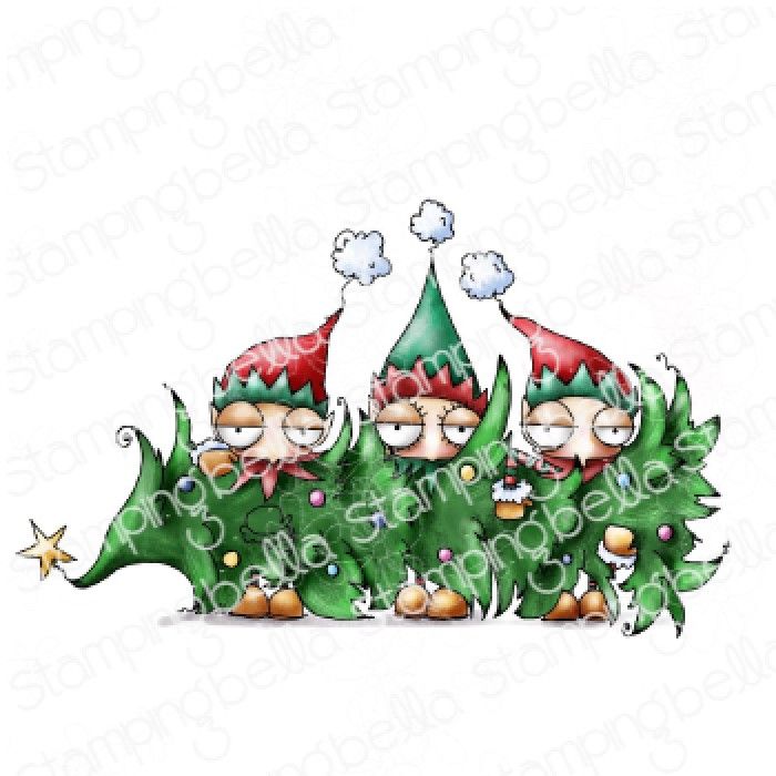 ****NEW**** Stamping Bella - ODDBALL THREE ELVES AND A TREE