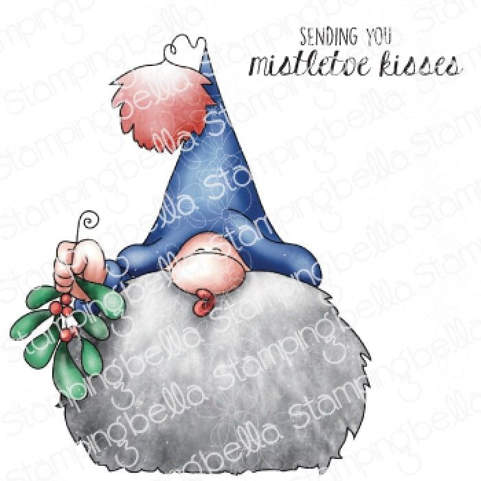 ****NEW**** Stamping Bella - Gnomes - THE GNOME AND THE MISTLETOE
