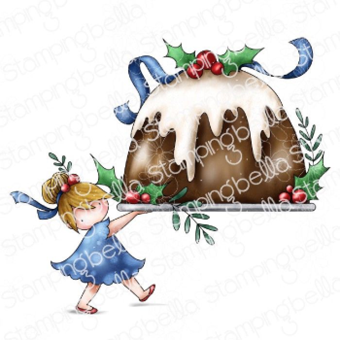 ****NEW**** Stamping Bella - TEENY TINY TOWNIE WITH A FRUIT CAKE