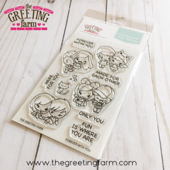 Forever with You clear stamp set - The Greeting Farm