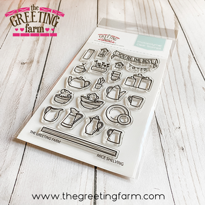 ***NEW*** Mice shelving clear stamp set - The Greeting Farm
