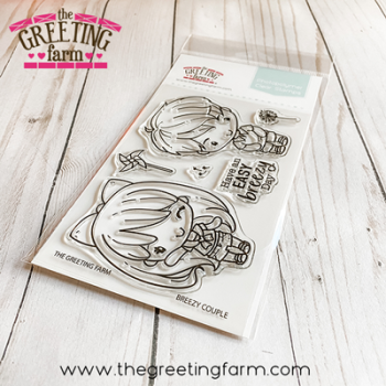 Breezy Couple clear stamp set - The Greeting Farm