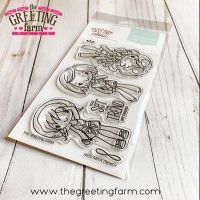Miss Anya Trendy clear stamp set - The Greeting Farm