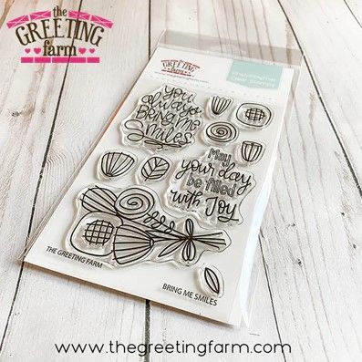 ***NEW*** Bring Me Smiles clear stamp set - The Greeting Farm