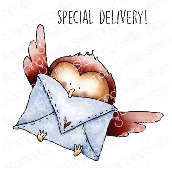 ****NEW**** Stamping Bella - SPECIAL DELIVERY RUBBER STAMP