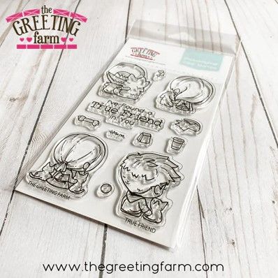 True Friend clear stamp set - The Greeting Farm